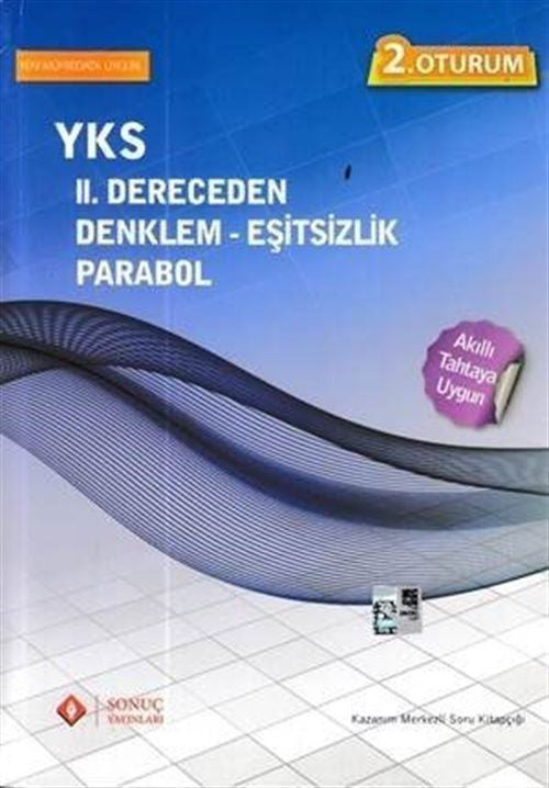 YKS II. Dereceden Denklem - Eşitsizlik - Parabol 2. Oturum kitap kapağı