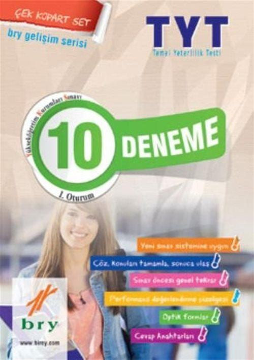 YKS TYT 10 Deneme 1. Oturum - Kolektif kitap kapağı