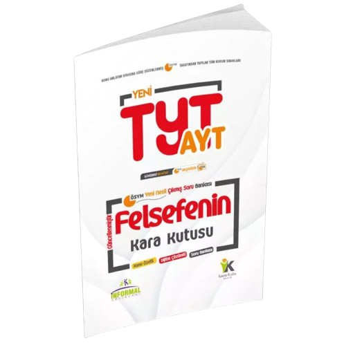 YKS-TYT AYT Felsefenin Kara Kutusu Konu Özetli Dijital Çözümlü ÖSYM Çıkmış Soru Havuzu Bankası kitap kapağı
