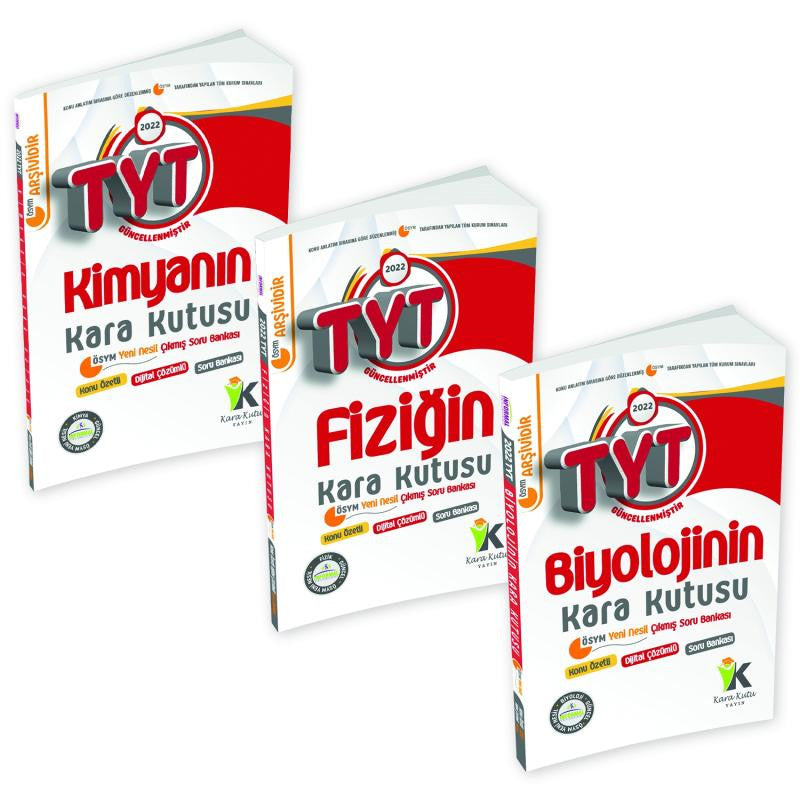 YKS-TYT Fizik Kimya Biyolojinin (FKB) Kara Kutusu Konu Özetli Dijital Çözümlü Soru Bankası Seti kitap kapağı