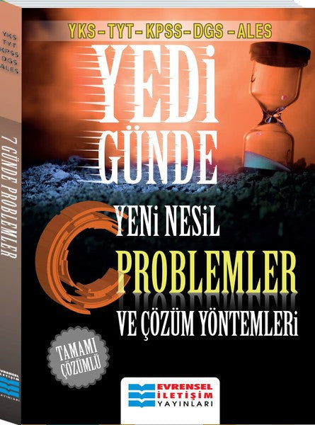 YKS TYT KPSS DGS ALES Yedi Günde Tamami Çözümlü Yeni Nesil Problemler ve Çözüm Yöntemleri - Ömer Boz kitap kapağı