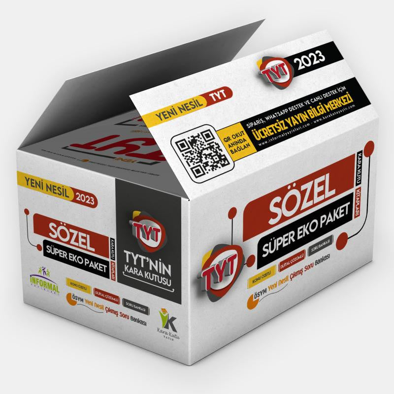 YKS-TYTnin Kara Kutusu SÖZEL SÜPER EKO SET PAKET Konu Ö.Dijital Çözümlü Çıkmış Soru Bankası kitap kapağı