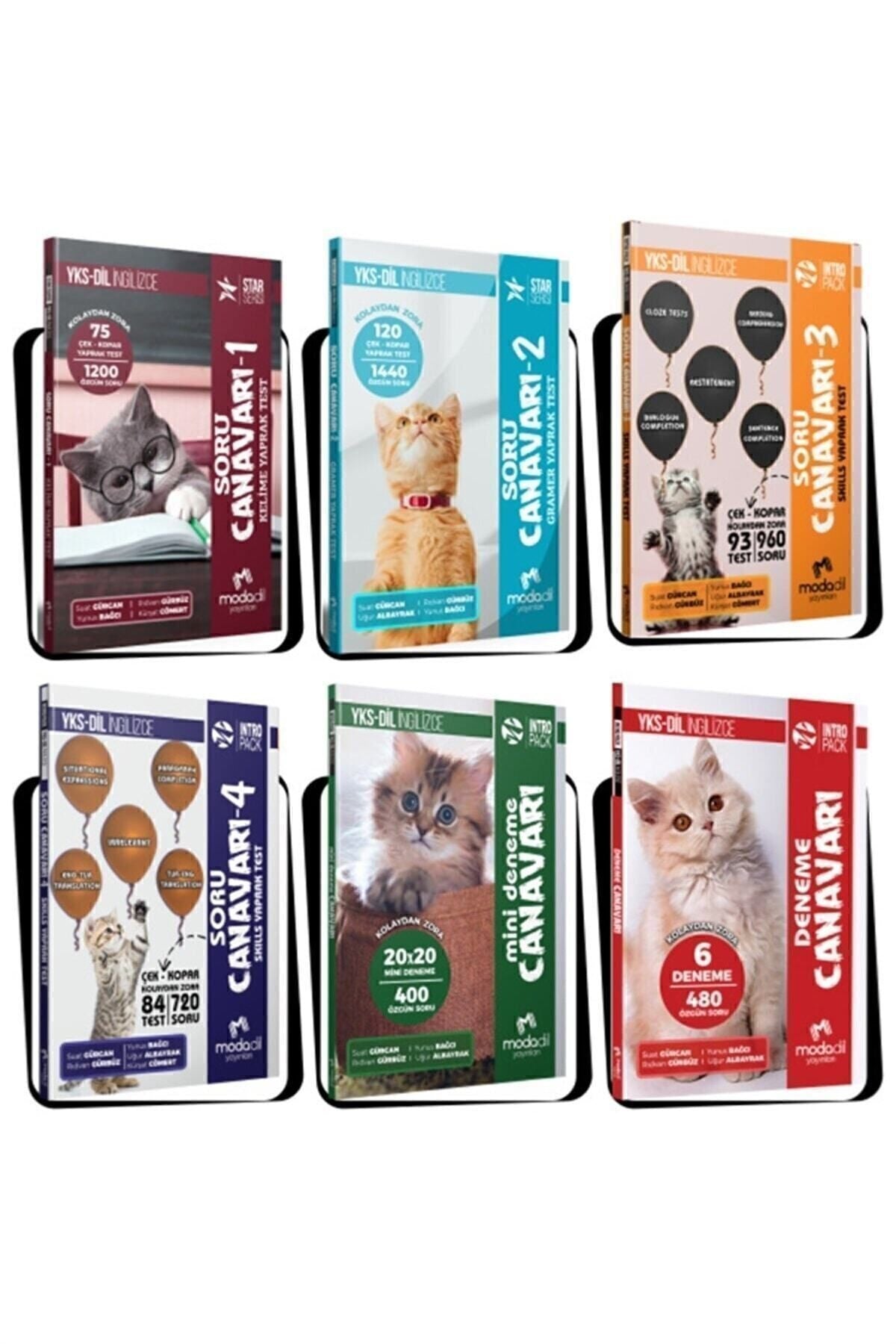 Yksdil Soru Ve Deneme Canavarı Seti (6 Kitap) kitap kapağı