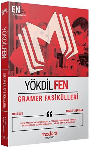 Modadil Yökdil Fen Soru Tipleri Fasikülleri - Ahmet Taşpınar kitap kapağı