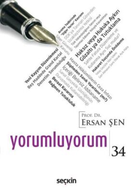 Yorumluyorum - 34 - Ersan Şen kitap kapağı