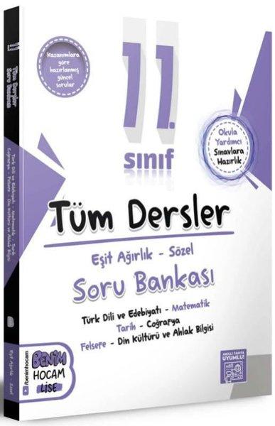 2024 11. Sınıf Eşit Ağırlık - Sözel Tüm Dersler Soru Bankası | Benim Hocam Yayınları (İnce Kapak)  - Resim 1