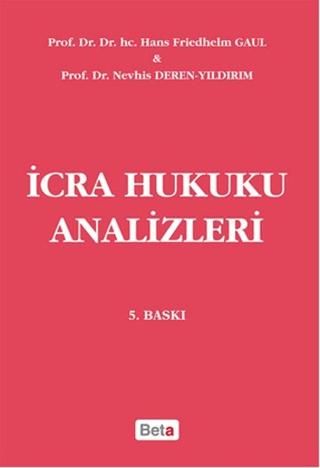 İcra Hukuku Analizleri | Beta Yayınevi (Ciltsiz)  - Resim 1