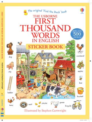 First Thousand Words In English - With Over 500 Stickers