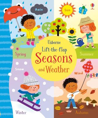 Lift-The-Flap Seasons and Weather | Usborne (Ciltli)  - Resim 1