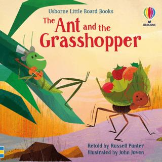 Little Board Books: The Ant and The Grasshopper | Usborne (Ciltli)  - Resim 1