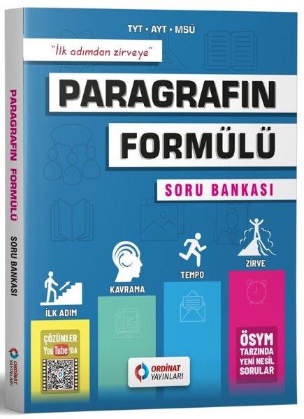 Paragrafın Formülü Soru Bankası | Ordinat Yayınları (İnce Kapak)  - Resim 1