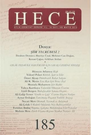 Hece Aylık Edebiyat Dergisi Sayı: 185 Mayıs 2012 | Hece Dergisi (Ciltsiz)  - Resim 1