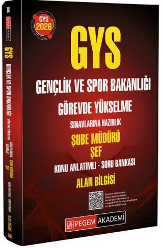 2026 GYS Gençlik ve Spor Bakanlığı Görevde Yükselme Sınavlarına Hazırlık Şube Müdürü Şef Konu Anlatımlı Soru Bankası Alan Bilgisi