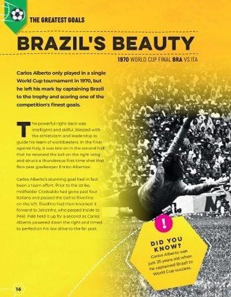 Football's GOAT Moments : Stunning highlights from the history of the World Cup | Hachette Children (İnce Kapak)  - Resim 3