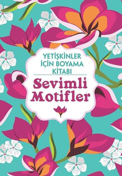 Sevimli Motifler - Yetişkinler İçin Boyama Kitabı | Maya Kitap (İnce Kapak)  - Resim 1