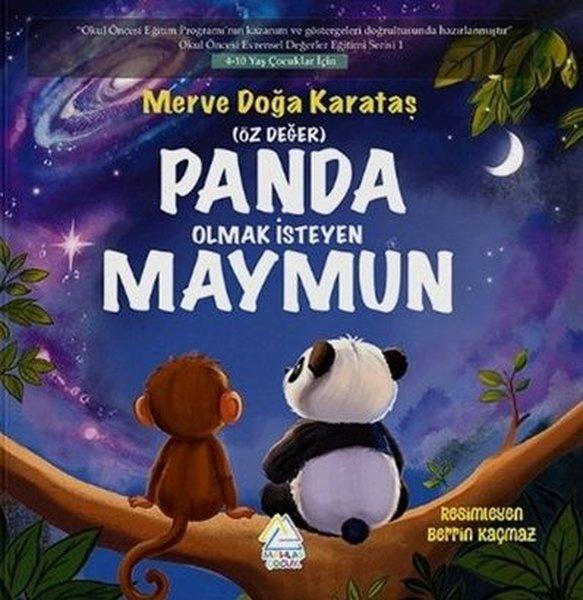 Panda Olmak İsteyen Maymun | Mahlas Çocuk (İnce Kapak)  - Resim 1