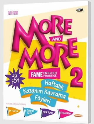 2. Sınıf More More Haftalık Kazanım Kavrama Föyleri 44 Föy | Kurmay Yayınları (Ciltsiz)  - Resim 1