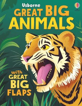 Great Big Animals (With Great Big Flaps) | Usborne (Ciltli)  - Resim 1