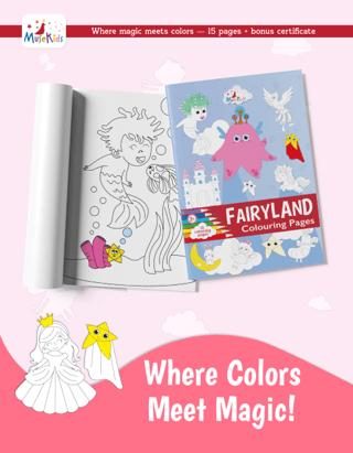 Fairyland Colouring Book! | MuseKids (Ciltsiz)  - Resim 1