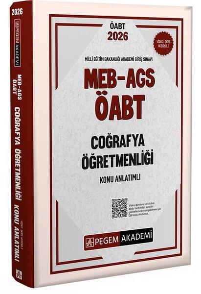 2026 MEB AGS ÖABT Coğrafya Öğretmenliği Konu Anlatımlı | Pegem Akademi Yayıncılık (İnce Kapak)  - Resim 1
