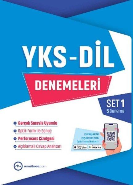 YKS - Dil Denemeleri - Set 1 5 Deneme | Remzi Hoca Yayınları (İnce Kapak)  - Resim 1