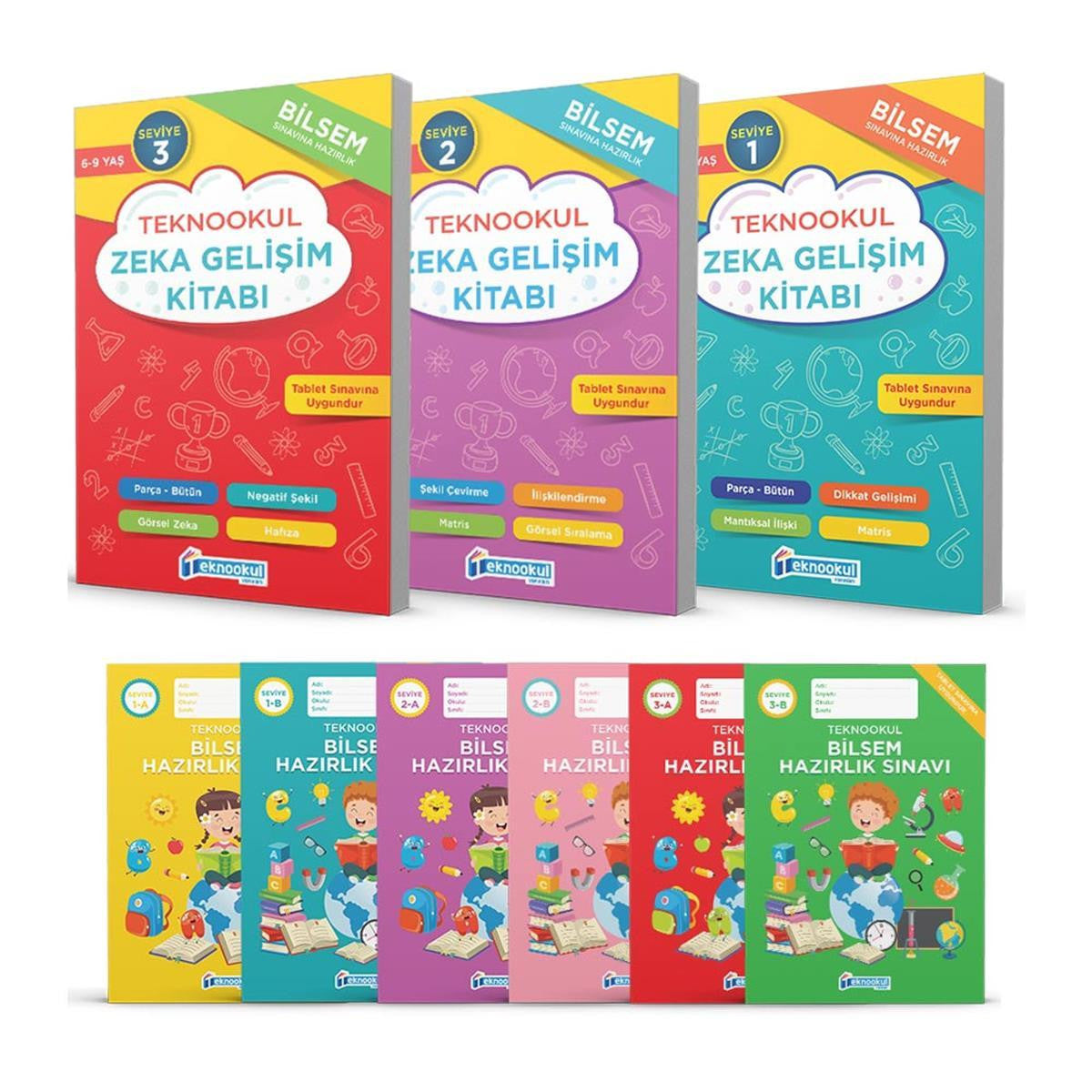 Zeka Gelişim Set Seviye 1-2-3 kitap kapağı