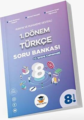 Zeka Küpü Yayınları Zeka Küpü Yayınları 8. Sınıf 1. Dönem Türkçe Soru Bankası - Kolektif kitap kapağı