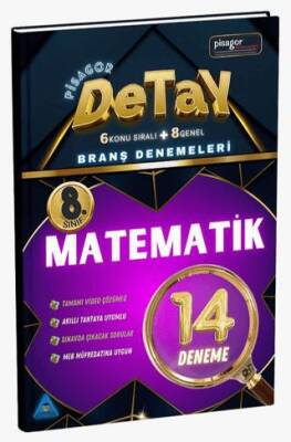 8. Sınıf Pisagor Detay 14'lü Matematik Branş Denemeleri - Kolektif kitap kapağı