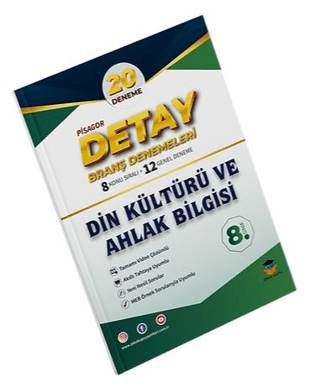Zeka Küpü Yayınları 8. Sınıf Pisagor Detay Din Kültürü 20li Branş Denemesi - Kolektif kitap kapağı