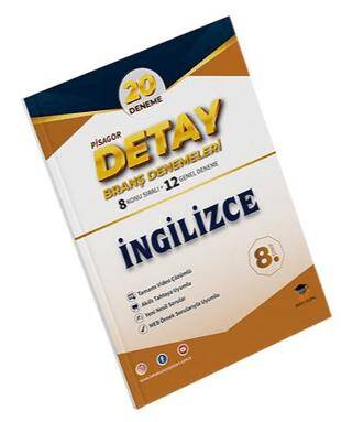 Zeka Küpü Yayınları 8. Sınıf Pisagor Detay İngilizce 20li Branş Denemesi - Kolektif kitap kapağı