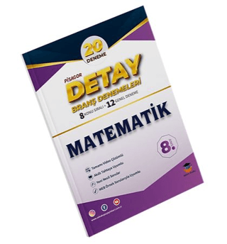Zeka Küpü Yayınları 8. Sınıf Pisagor Detay Matematik 20li Branş Denemesi - Kolektif kitap kapağı