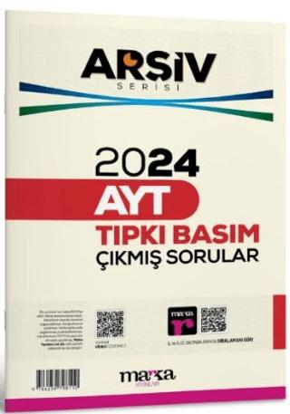 2024 AYT Arşiv Serisi Çıkmış Sorular Tamamı Video Çözümlü | Marka Yayınları (Ciltsiz)  - Resim 1