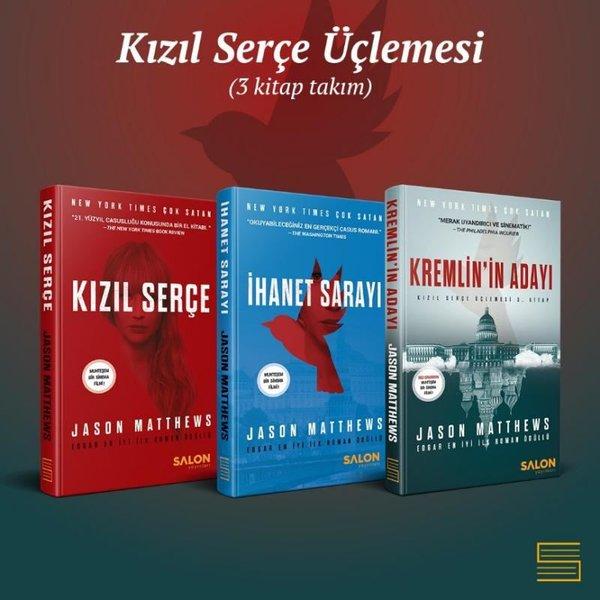Kızıl Serçe Üçlemesi Serisi Seti - 3 Kitap Takım | Salon Yayınları (İnce Kapak)  - Resim 1