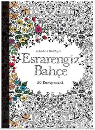 Esrarengiz Bahçe Kartpostal Kitabı