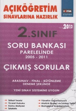 Açıköğretim Sınavlarına Hazırlık 2. Sınıf Soru Bankası Paralelinde 2005 - 2011 Çıkmış Sorular | Eğitim Yayınevi (Ciltsiz)  - Resim 1