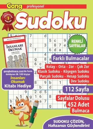 Gong Profesyonel Sudoku 12 | Maxi Yayıncılık (Ciltsiz)  - Resim 1