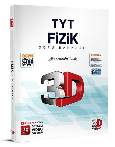 TYT Fizik Soru Bankası | 3D Yayınları (İnce Kapak)  - Resim 1